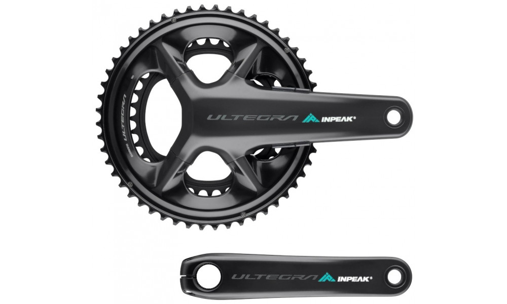 Kloķa komplekts ar jaudas mērītāju INPEAK Twin2 Shimano Ultegra FC-R8100 52-36T - 1