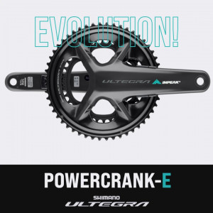 Kloķa komplekts ar jaudas mērītāju INPEAK Twin2 Shimano Ultegra FC-R8100 52-36T