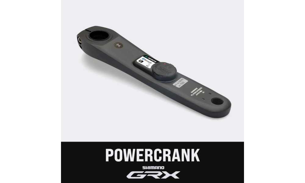 Kloķis ar jaudas mērītāju INPEAK Powercrank Shimano GRX FC-RX820 (12sp) - 2