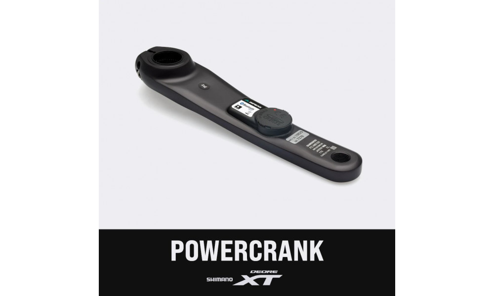 Kloķis ar jaudas mērītāju INPEAK Powercrank Shimano XT FC-M8100 - 2