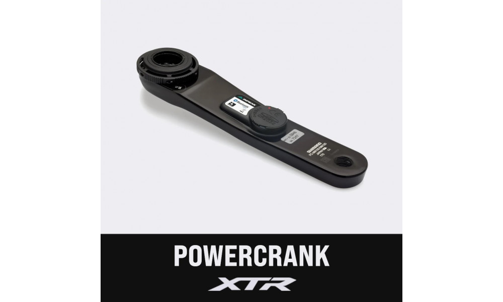Kloķis ar jaudas mērītāju INPEAK Powercrank Shimano XTR FC-M9100 - 2