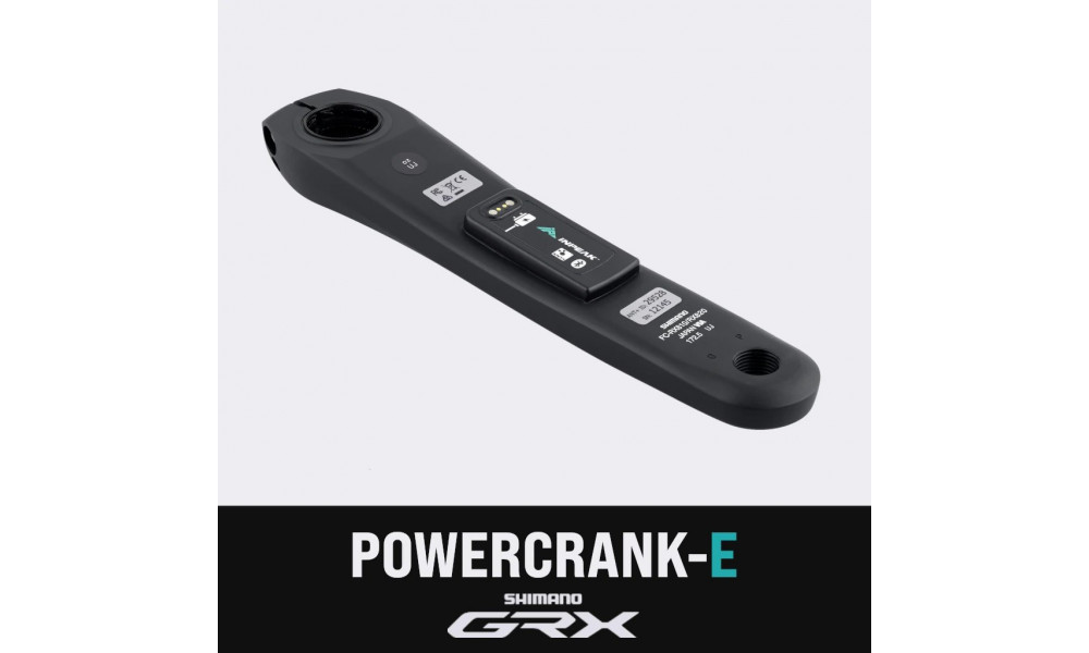 Kloķis ar jaudas mērītāju INPEAK Powercrank-E Shimano GRX FC-RX820 (12sp) - 2