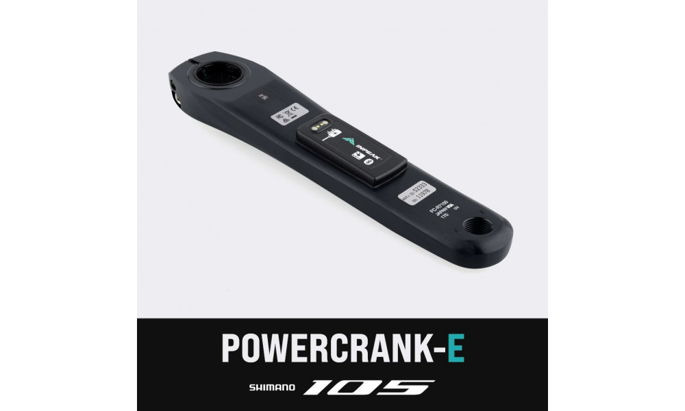 Kloķis ar jaudas mērītāju INPEAK Powercrank-E Shimano 105 FC-R7100 - 2