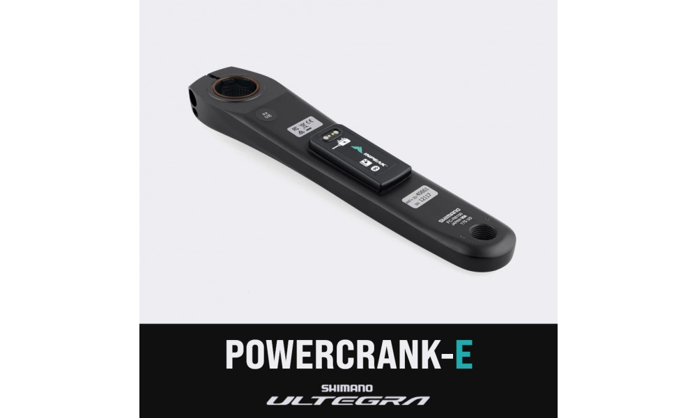 Kloķis ar jaudas mērītāju INPEAK Powercrank-E Shimano Ultegra FC-R8100 - 2