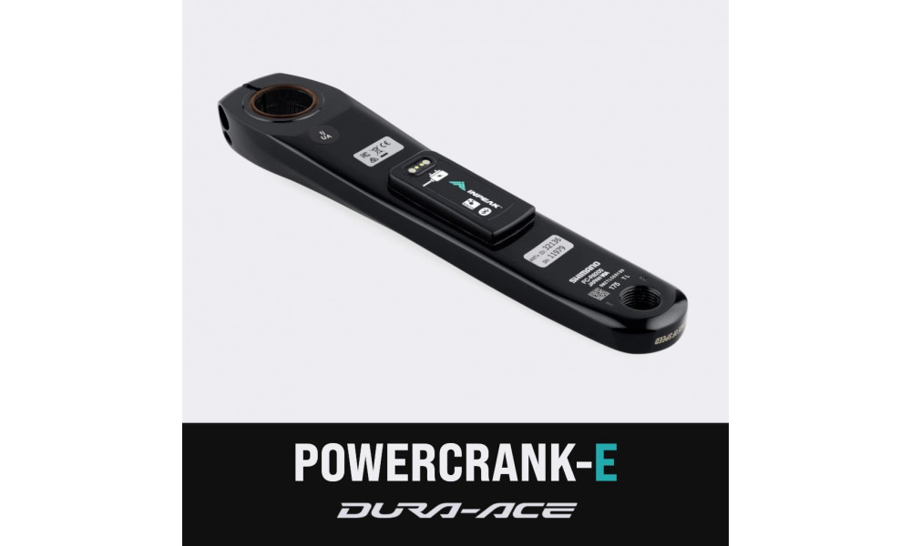 Kloķis ar jaudas mērītāju INPEAK Powercrank-E Shimano Dura-Ace FC-R9200 - 2