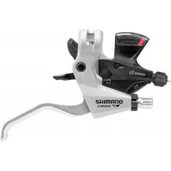 Pārslēdzēja rokturis Shimano ALTUS ST-M310 8-speed silver-black