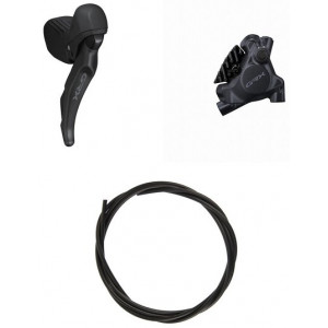 Aizmugurējās disku Shimano GRX ST-RX610 (R) + BR-RX410 (R) J-Kit flat 2x12-speed