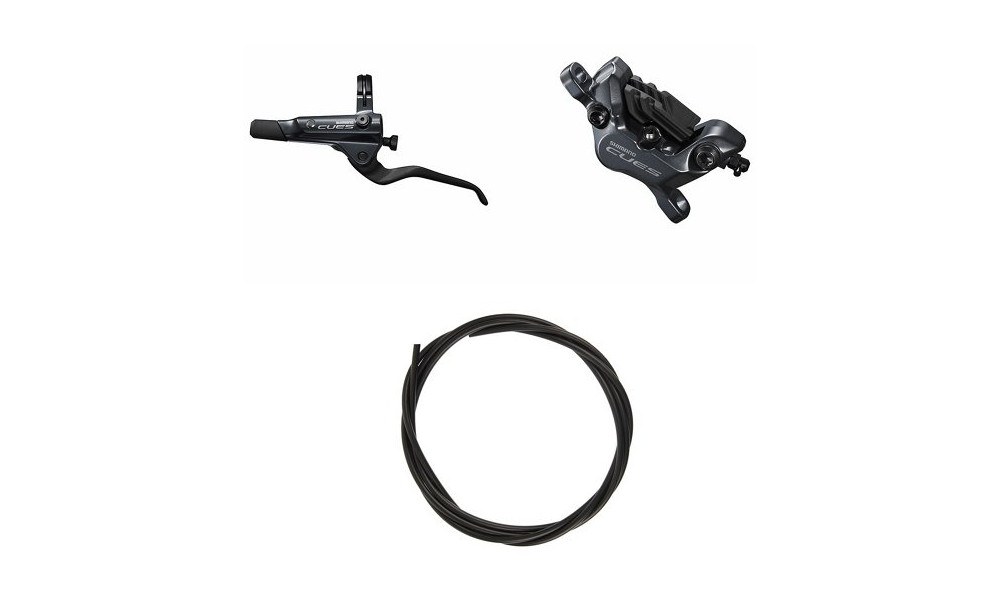 Priekšējās disku bremzes Shimano CUES BL-U8000 (L) + BR-U8020 (F) J-Kit PM 
