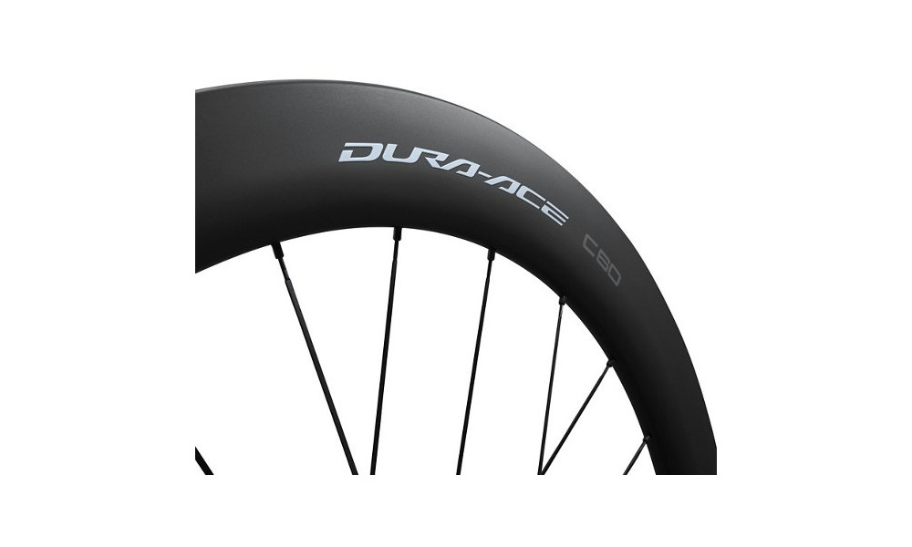 Priekšējais ritenis 28" Shimano DURA-ACE WH-R9270-C60-TL Carbon 12mm E-Thru Disc CL - 2