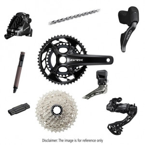 Grupas transmisijas daļu komplekts Shimano GRX Di2 825 12-speed 170mm 48x31T