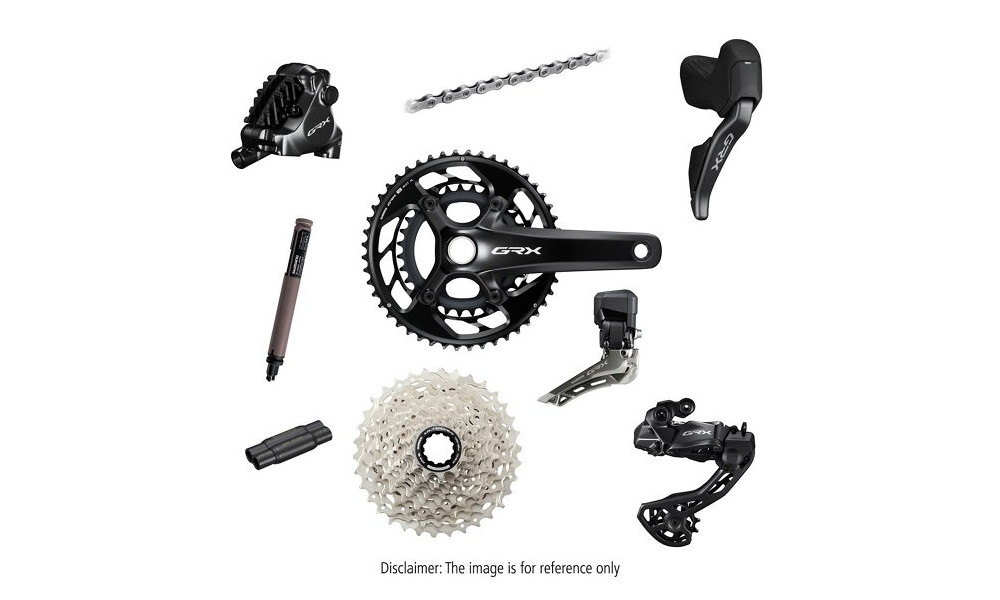 Grupas transmisijas daļu komplekts Shimano GRX Di2 825 12-speed 175mm 48x31T 