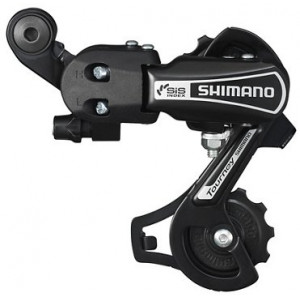 Aizmugurējais pārslēdzējs Shimano Tourney RD-TY21 Adapter 6-speed black
