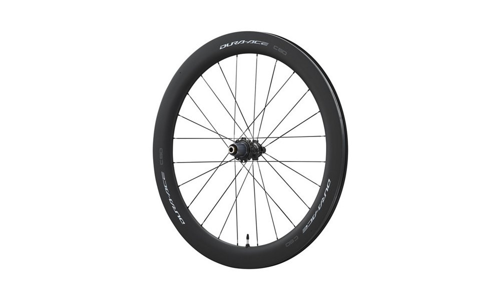 Aizmugurējais ritenis 28" Shimano DURA-ACE WH-R9270-C60-TL Tubeless Carbon 24H 622 CL 12x142 12-speed HG - 1