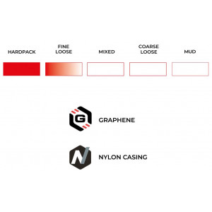 Riepa 28" Vittoria Terreno T10 Hardpack G2.0 TLR Fold 700x32c / 32-622 black