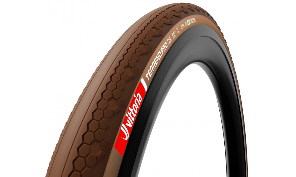 Riepa 28" Vittoria Terreno Pro T10 Hardpack TLR Fold 700x40c / 40-622 natural - 1