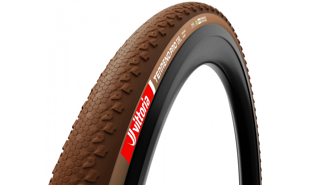 Riepa 28" Vittoria Terreno Pro T30 fine loose TLR Fold 700x35c / 35-622 natural - 1