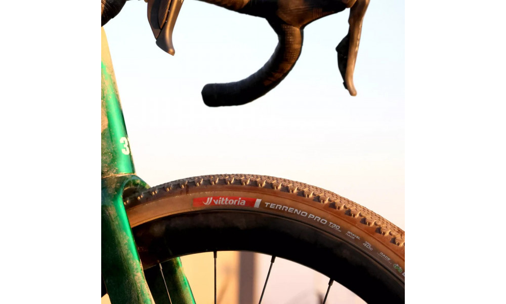 Riepa 28" Vittoria Terreno Pro T30 fine loose TLR Fold 700x35c / 35-622 natural - 5