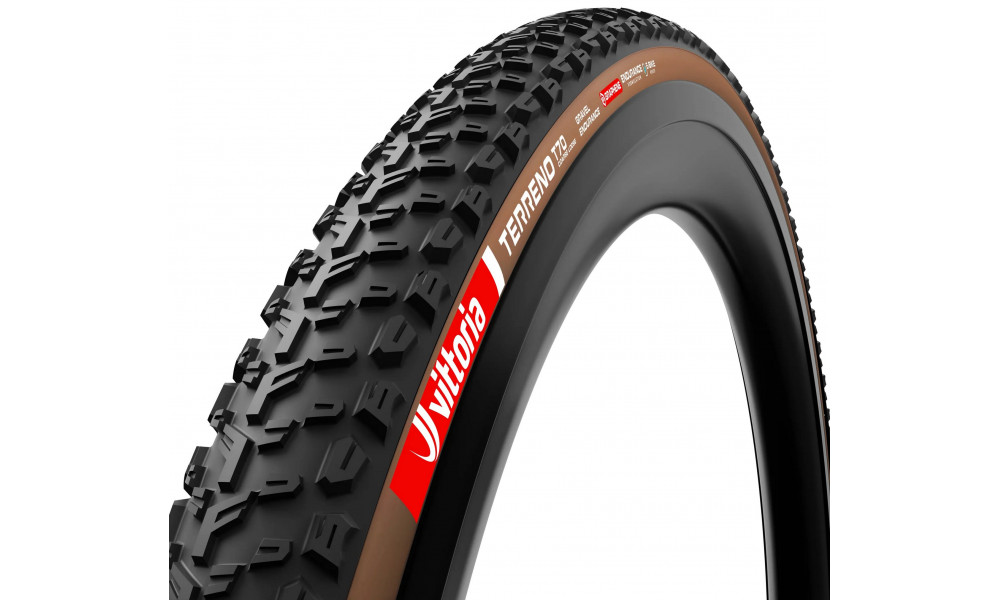 Riepa 28" Vittoria Terreno T70 Coarse loose G2.0 TLR Fold 700x45c / 45-622 brown-black - 1