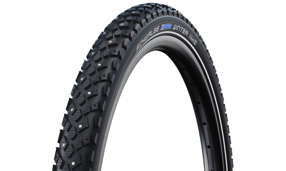 Riepa 26" Schwalbe Winter HS 396, Active Wired 47-559 / 26x1.75 Black-Reflex - 1