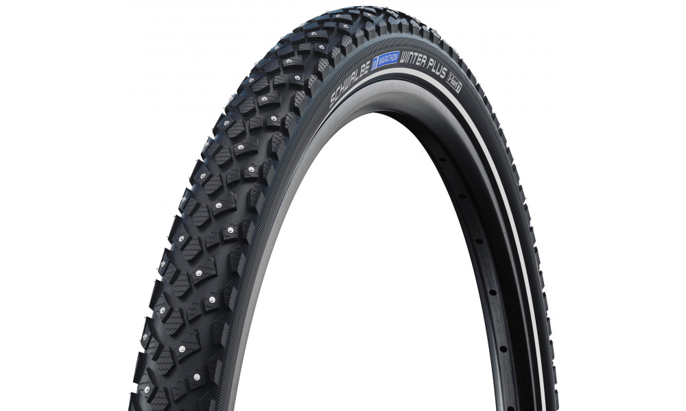 Riepa 28" Schwalbe Winter HS 396 Active Wired 42-622 / 28x1.60 Black-Reflex - 1
