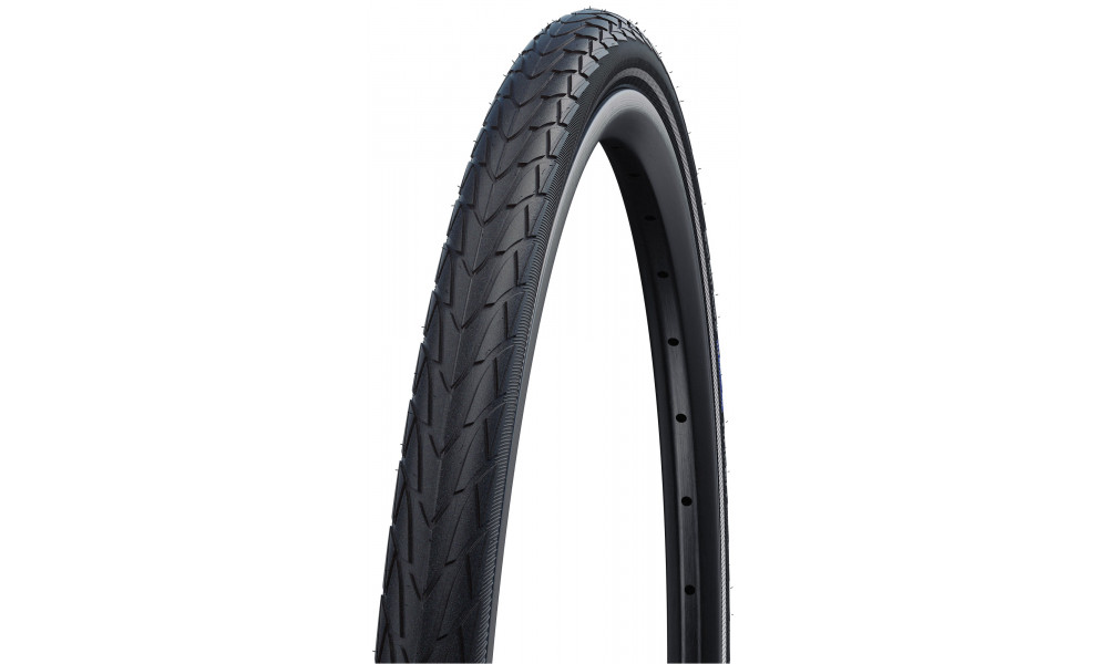 Riepa 28" Schwalbe Marathon Racer HS 429 Perf Wired 35-622 / 28x1.35 Black-Reflex - 1