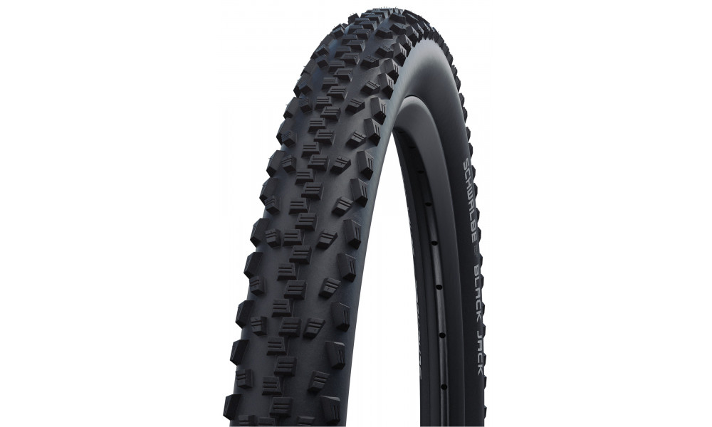 Riepa 26" Schwalbe Black Jack HS 407, Active Wired 54-559 / 26x2.10 Black - 1
