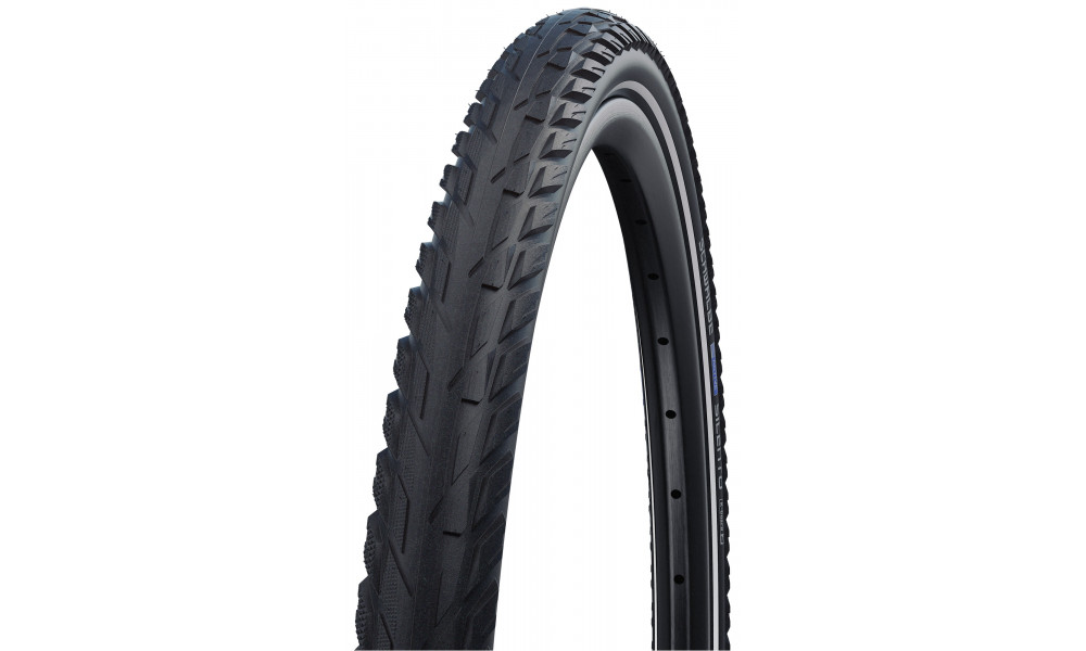Riepa 28" Schwalbe Silento HS 421 Active Wired 42-622 / 28x1.60 Black-Reflex - 1
