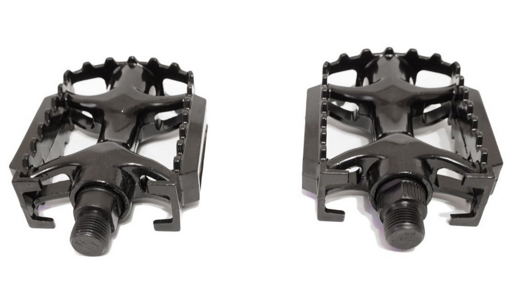 Pedāļi Azimut MTB black Alu 9/16" lodīšu gultnis un atstarotāji (1003) - 5