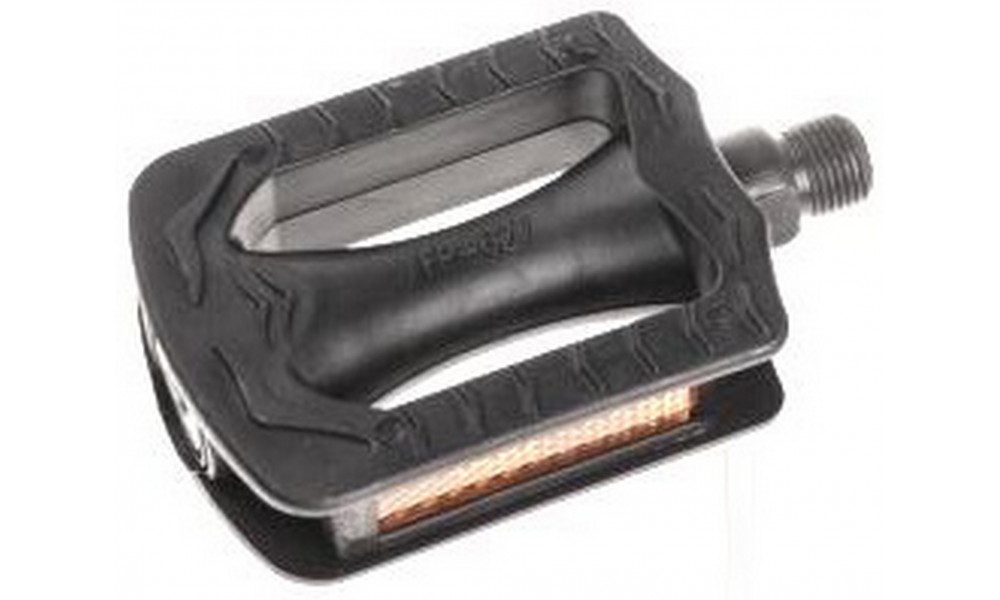 Pedāļi Azimut Kids Flat plastic 9/16" lodīšu gultnis un atstarotāji (1007w) - 1