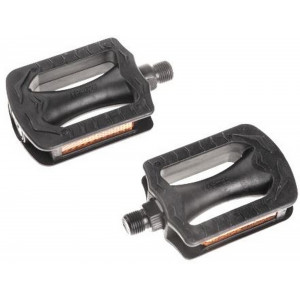 Pedāļi Azimut Kids Flat plastic 9/16" lodīšu gultnis un atstarotāji (1007w)