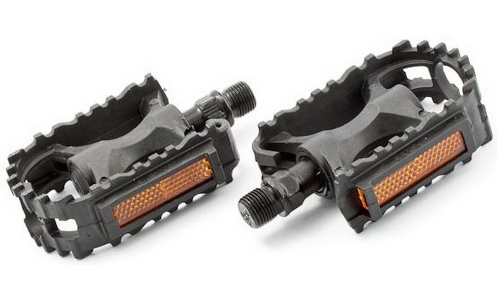 Pedāļi Kids grip plastic 9/16" lodīšu gultnis un atstarotāji (1027) - 1