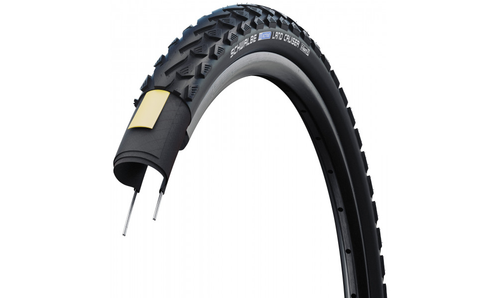 Riepa 26" Schwalbe Land Cruiser HS 450 Active Wired 47-559 / 26x1.75 Black - 2