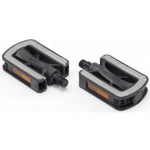 Pedāļi Azimut City Antislip plastmasas 9/16" lodīšu gultnis un atstarotāji (1013)