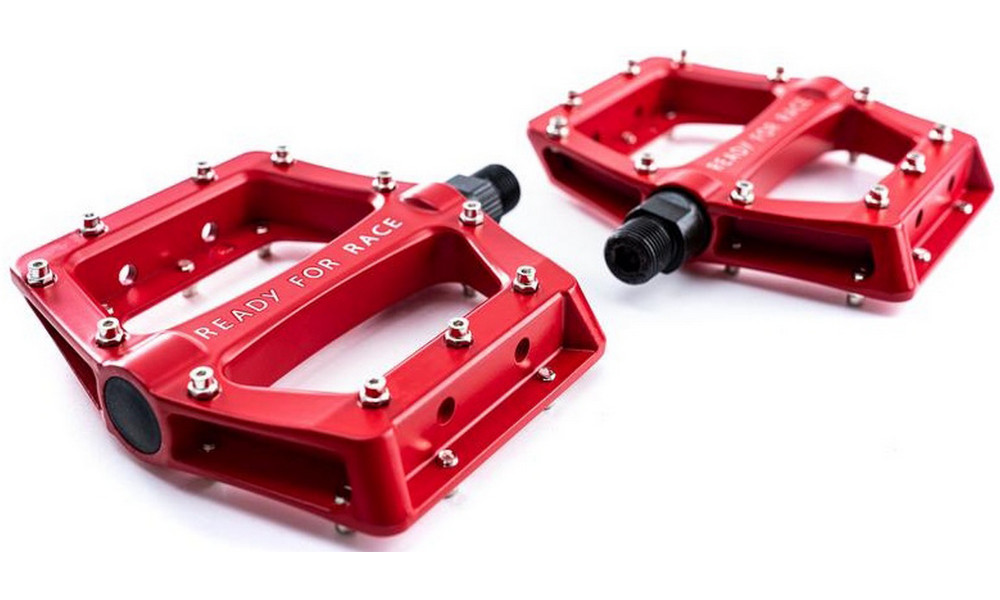 Pedāļi RFR Flat CMPT Alu red - 3