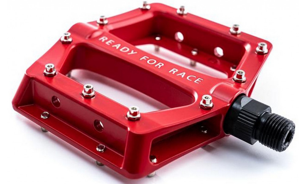 Pedāļi RFR Flat CMPT Alu red - 4