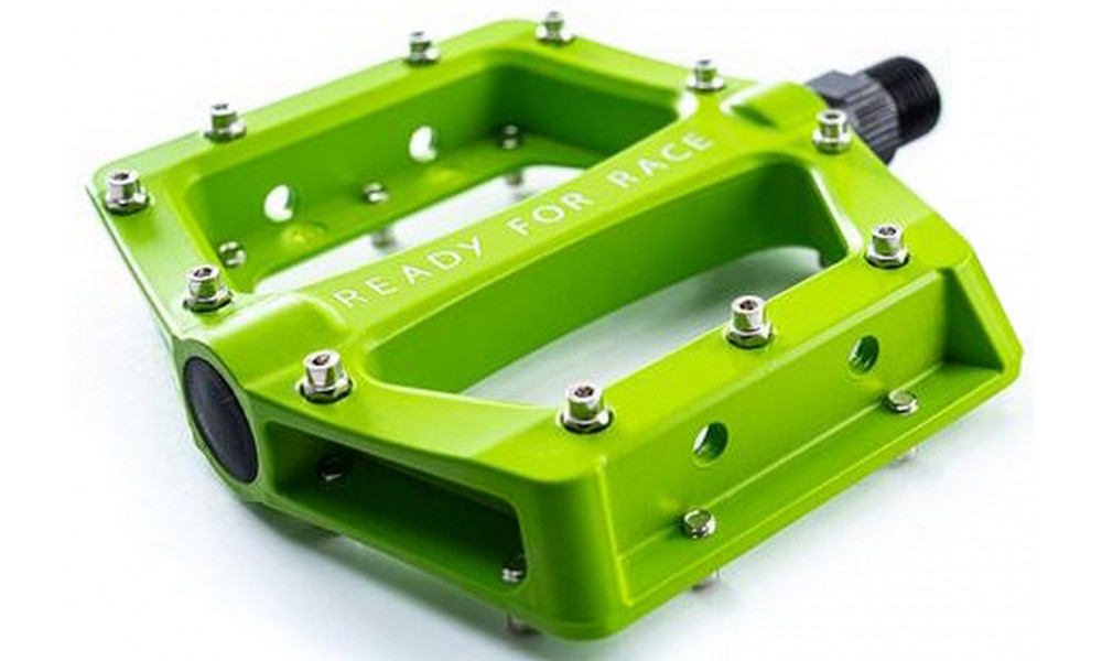 Pedāļi RFR Flat CMPT Alu green - 1