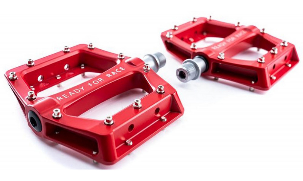 Pedāļi RFR Flat RACE Alu red - 3