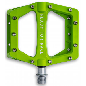 Pedāļi RFR Flat RACE Alu green
