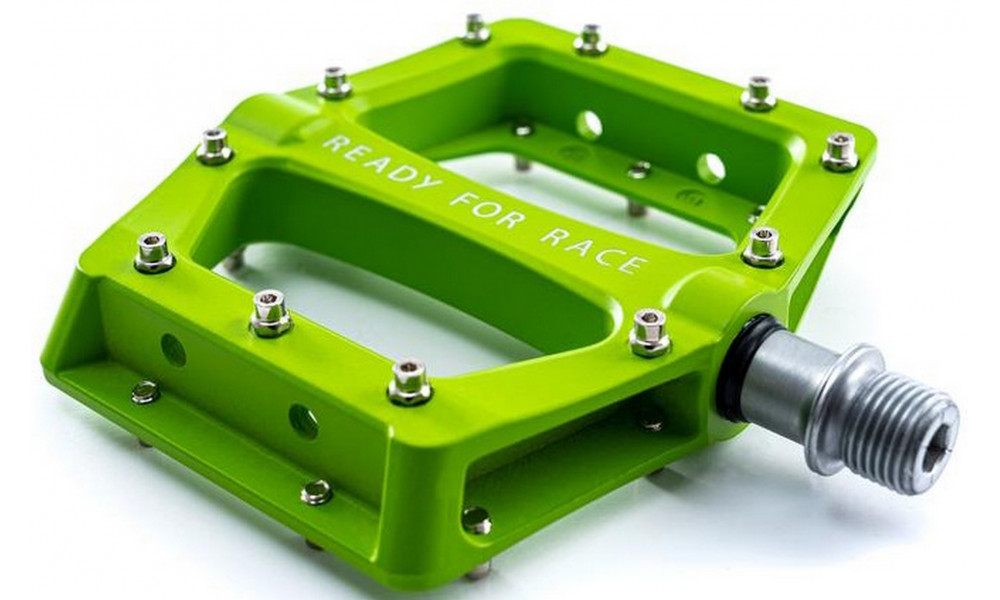 Pedāļi RFR Flat RACE Alu green - 4