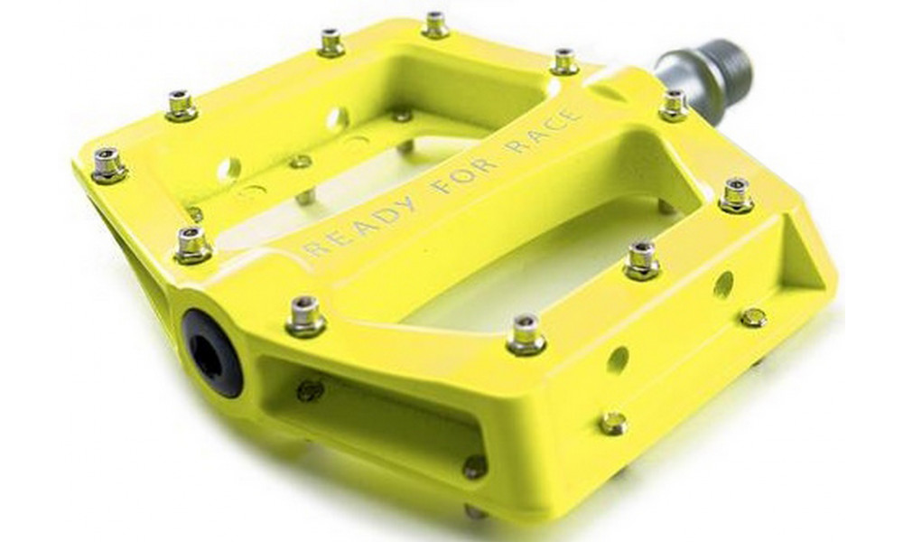 Pedāļi RFR Flat RACE Alu neon yellow - 1