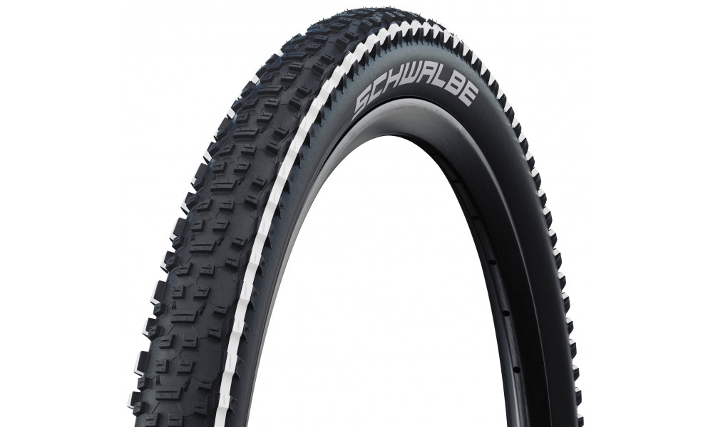 Riepa 26" Schwalbe Rapid Rob HS 425 Active Wired 57-559 / 26x2.25 White Stripes 