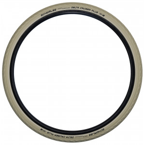 Riepa 28" Schwalbe Delta Cruiser Plus HS 431, Active Wired 37-622 / 28x1.40 Creme-Reflex