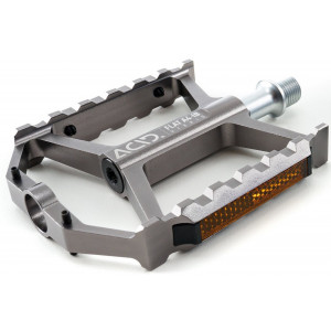 Pedāļi ACID Flat A4-IB Hybrid Alu grey