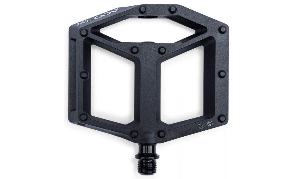Pedāļi ACID Flat C2-ZP R plastic black - 2