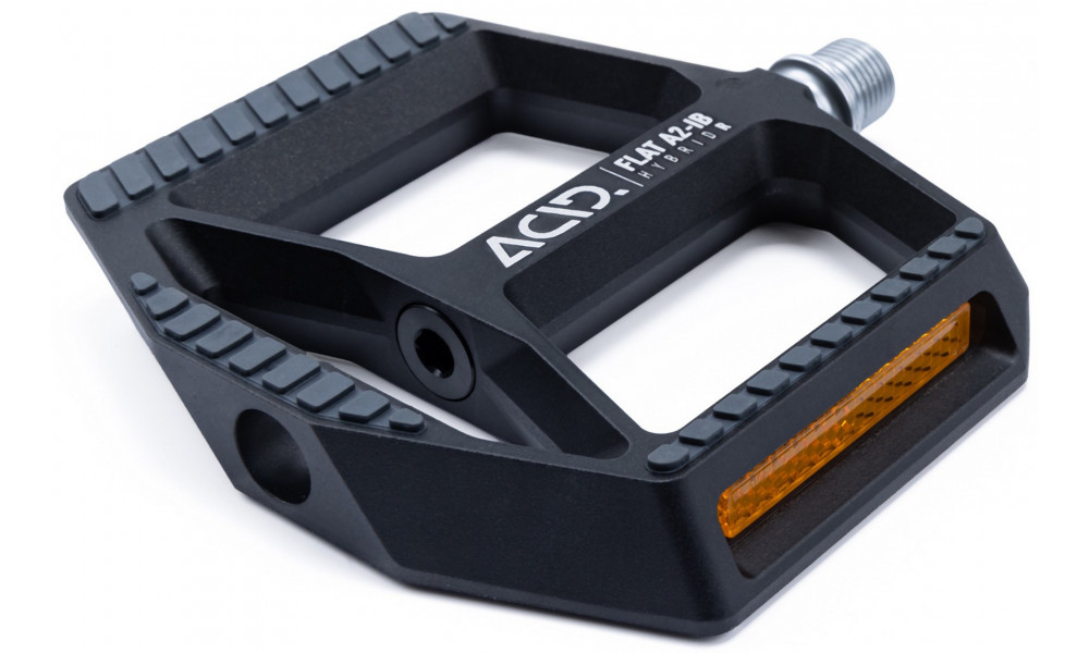 Pedāļi ACID FLAT A2-IB Hybrid R black - 1