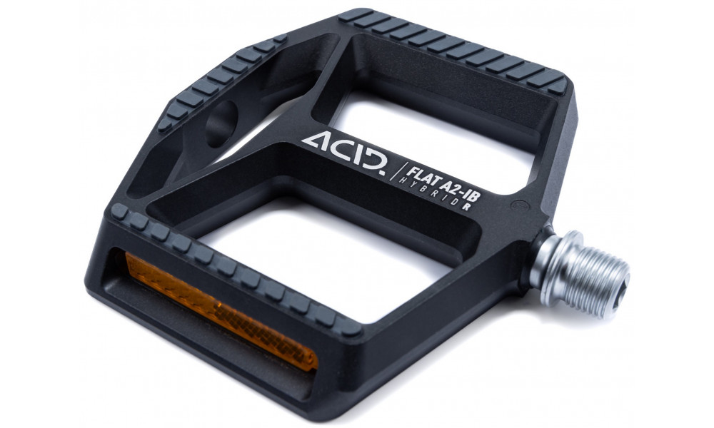 Pedāļi ACID FLAT A2-IB Hybrid R black - 4