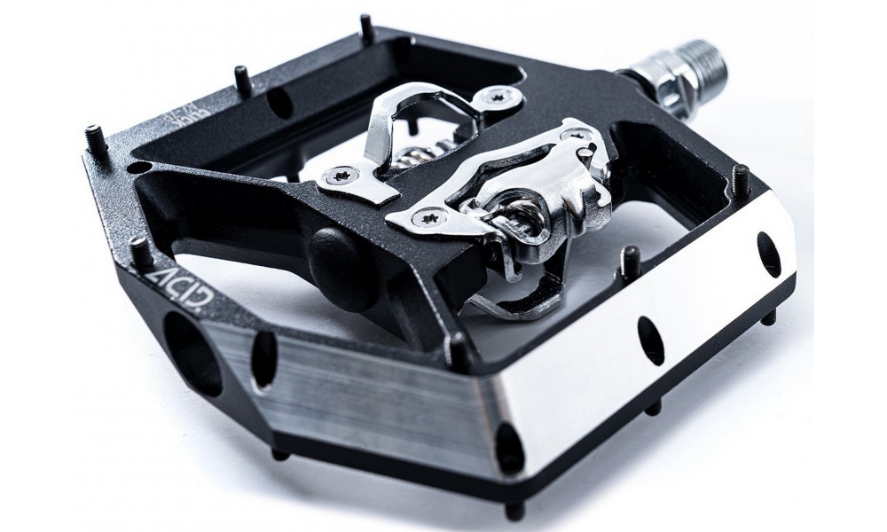 Pedāļi ACID Click A2-ZP SPD Alu black - 1