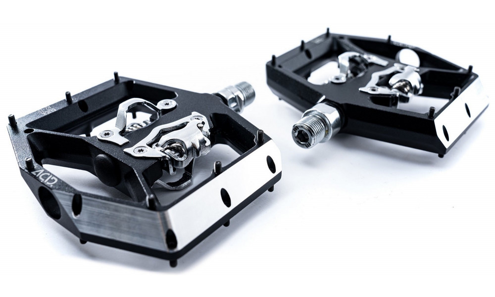 Pedāļi ACID Click A2-ZP SPD Alu black - 3