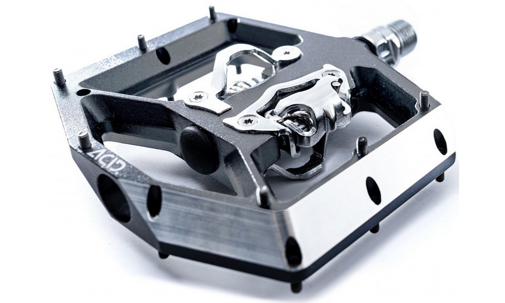 Pedāļi ACID Click A2-ZP SPD Alu grey - 1