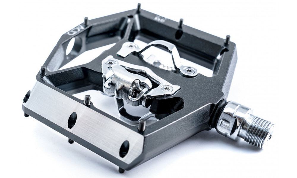 Pedāļi ACID Click A2-ZP SPD Alu grey - 4